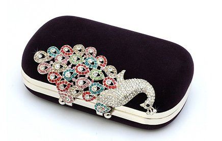 Bolsa Clutch Pavão