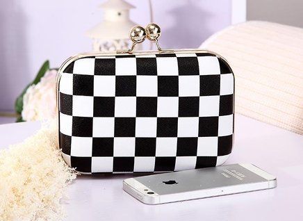 Bolsa Clutch Xadrez