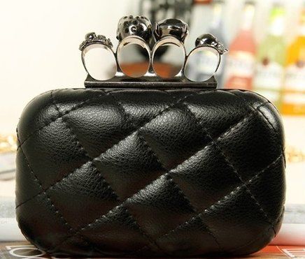 Bolsa Clutch de mão CAVEIRA